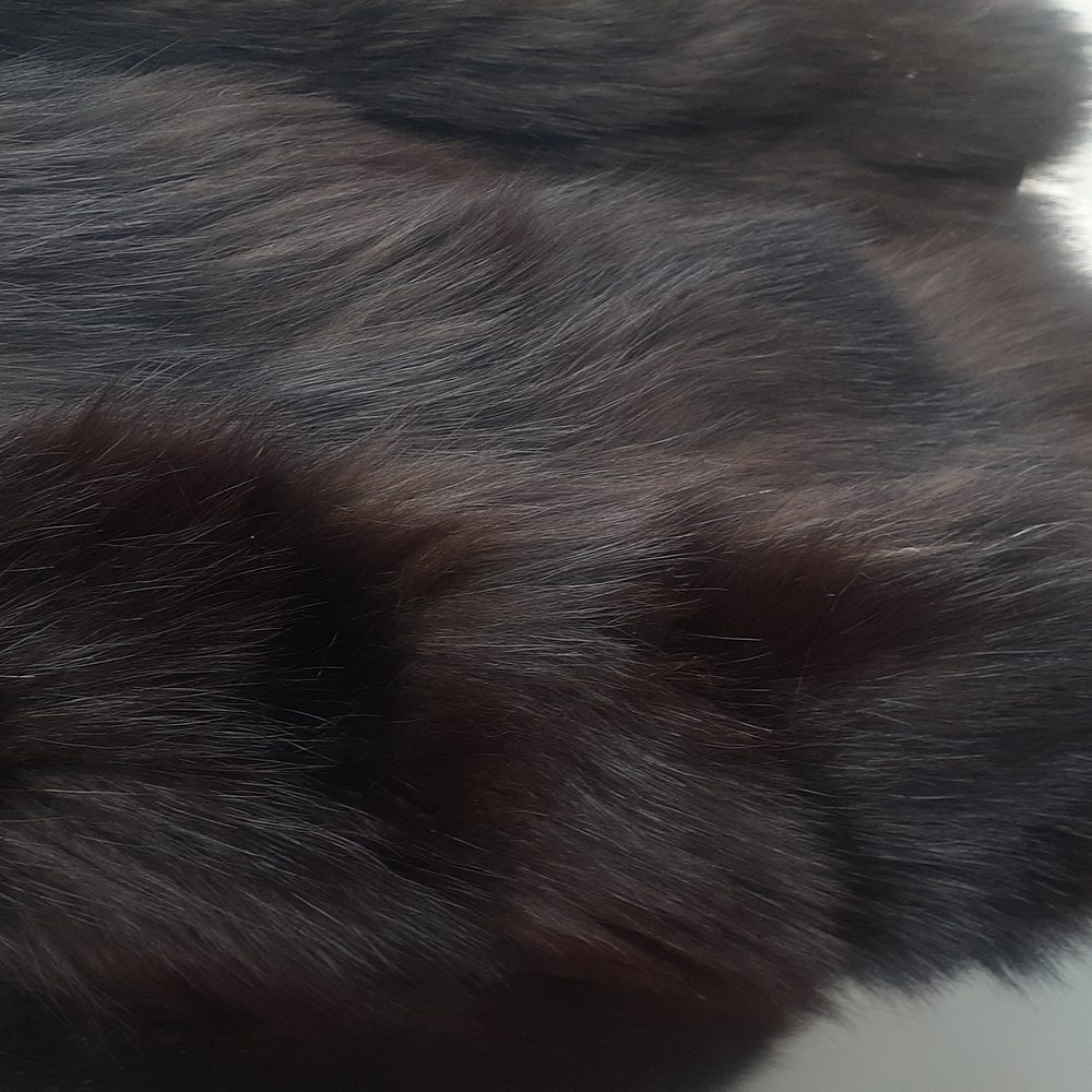 Vtg Fox Fur Jacket Hollywood Glam M/ L - Picture 4 of 6